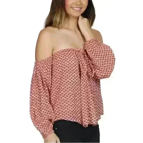 Billabong Lover Off the shoulder top size Small - Picture 2 of 7